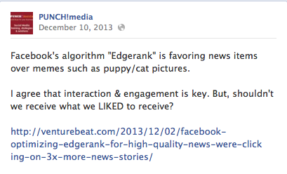 How to increase Facebook edgerank