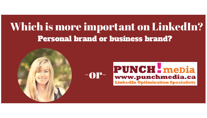 Personal brand or business brand?