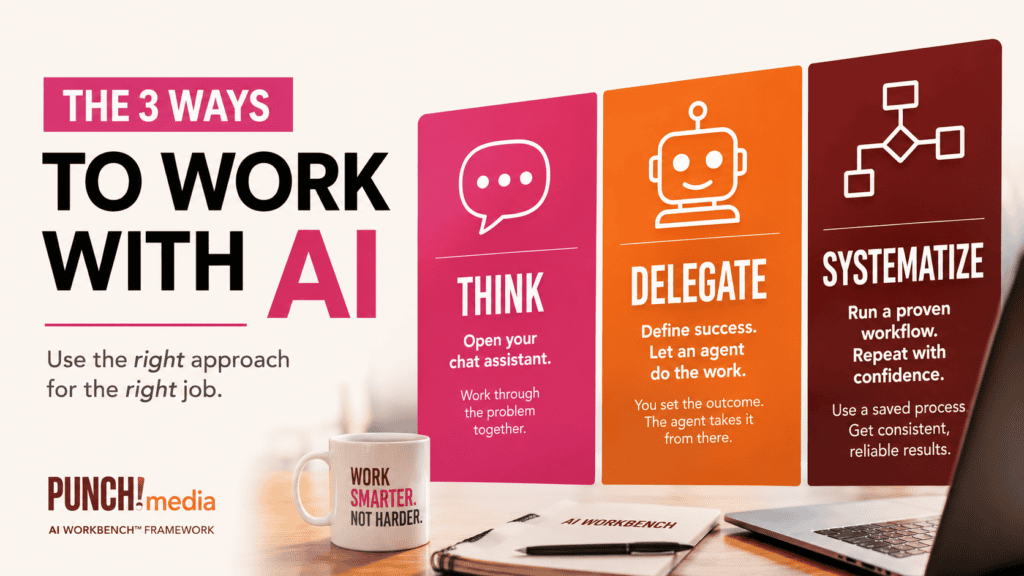 3 ways to work with AI