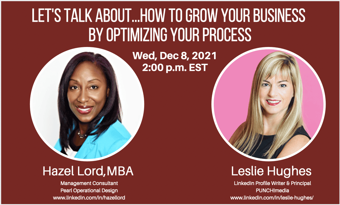 Let's talk about how to grow your business & optimize your process with ...