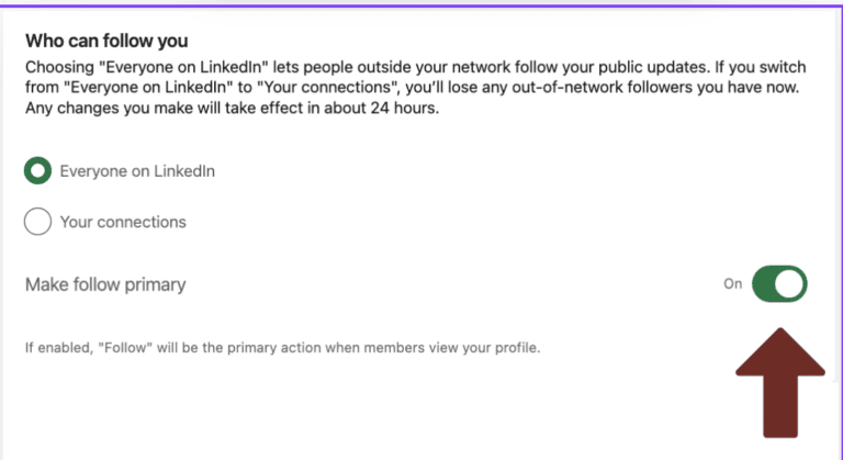How to change the "Connect" button to the "Follow" button on LinkedIn ...